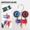 Alçak ve yüksek Basınç Gaz Saati HONGSEN HS-M02 R22/R32/R410 Manifold Hortumlu
