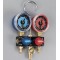 Alçak ve yüksek Basınç Gaz Saati HONGSEN HS-M02 R22/R32/R410 Manifold Hortumlu Alçak ve yüksek Basınç Gaz Saati HONGSEN HS-M02 R22/R32/R410 Manifold Hortumlu